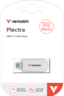 Miniatuurafbeelding van Verbatim Plectra Flash Drive 512GB White