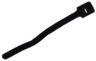 Thumbnail image of Hook-and-Loop Cable Ties 250x12mm Bk 10x