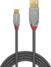 Miniatuurafbeelding van Cable USB 2.0 A/m-Micro B/m 0.5m
