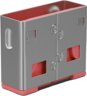 Imagem em miniatura de Cadeado USB-A rosa 10 un.