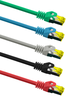 Anteprima di Cavo patch S/FTP RJ-45 Cat6a 1 m verde