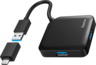 Miniatuurafbeelding van Hama USB Hub 3.0 4-port Black