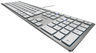 CHERRY KC 6000 SLIM Tastatur silber Vorschau