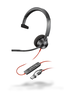 Imagem em miniatura de Headset Poly Blackwire 3310 USB-C/A