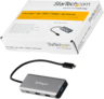 Miniatuurafbeelding van StarTech USB Hub 3.1 4-port Black/Grey