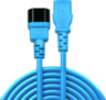 Aperçu de Câble alimentation C13 f.-C14 m. 2m bleu