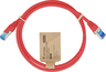 Thumbnail image of Patch Cable RJ45 S/FTP Cat6a 0.25m Red