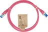 Thumbnail image of Patch Cable RJ45 S/FTP Cat6a 1m Magenta