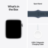 Widok produktu Apple Watch SE 2023 GPS 44mm Alu, sreb. w pomniejszeniu