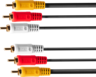 Aperçu de Câble 3 x RCA m. - 3 x RCA m. 1 m