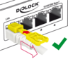 Patchkabel RJ45 S/FTP Cat6a 1 m weiß Vorschau
