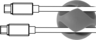 Aperçu de Gestion câble gris/blanc, x6