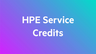 Aperçu de HPE Edu Learn Credits p. Compute IT SVC