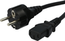 Miniatuurafbeelding van Power Cable Power/m-C13/f 2m Black