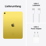 Aperçu de Apple iPad 10.9 10e gén 256 Go, jaune