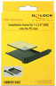 Delock 6,4cm (2,5") PC Slot Einbaurahmen Vorschau