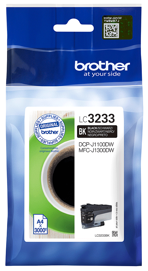 Aperçu de Encre Brother LC-3233BK, noir