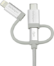 Vista previa de Cable USB 2.0 m (A) - (Lightn./microB/C)