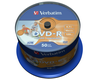 Thumbnail image of Verbatim DVD-R 4.7GB 16x Ink SP 50-pack