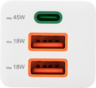 Thumbnail image of Hama USB-C/2x USB-A GaN Charger 45W