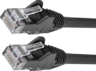 Patchkábel RJ45 U/UTP Cat6 1,5 m fekete előnézet