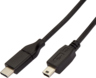 Anteprima di Cavo USB 2.0 Ma(C)-Ma(miniB) 2 m
