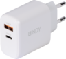 Aperçu de Chargeur GaN LINDY 65 W USB-C/USB-A